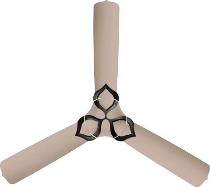 RR Signature Jaipur Gangaur 1200MM Star-rated BEE Certified Energy Efficient 56-Watt High Speed Ceiling Fan (Champagne Gold)