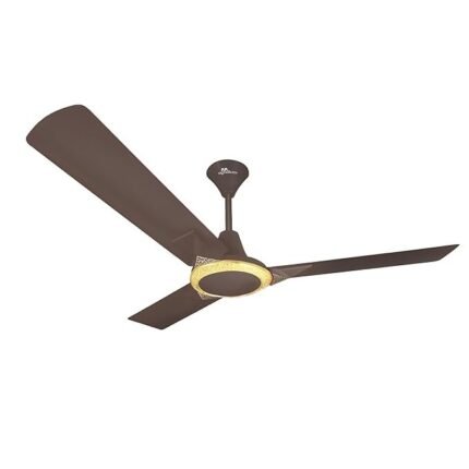 RR Signatur Jaipur Amer Ceiling Fan With 40% Energy Savings, High Speed Designer Ceiling Fan for Home, Ale Brown (3 + 2 Year Warranty By RR)