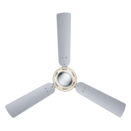 RR Signature Rio Belair 1200MM 2 Star BEE Certified Energy Efficient 57-Watt High-Speed Ceiling Fan For Home and Office (Prata Silver)
