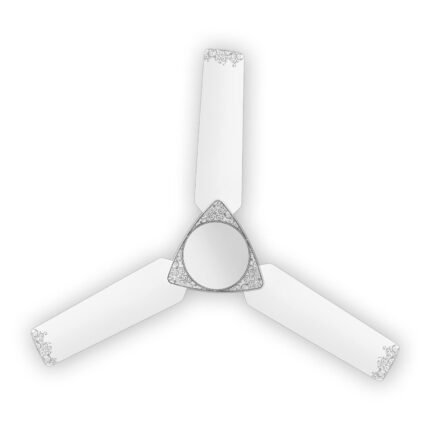 RR Signature Jaipur Bandhej 1200mm 56-Watt High Speed Ceiling Fan For Home & Office (Agaria White)