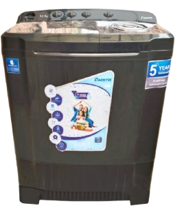 Daenyx 8.0 kg Semi Automatic Top Load Washing Machine Gray (DSW-8001PGT)