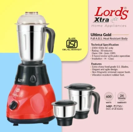Lords Xtra Ultima Gold - 600Watts / 3Jar
