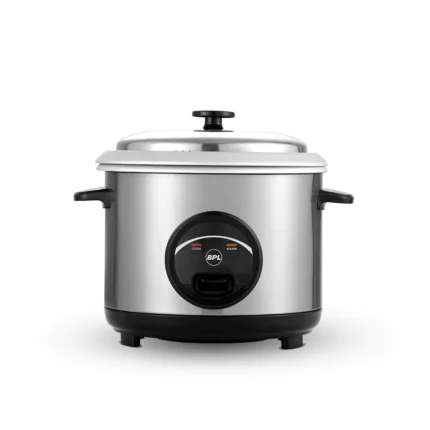 Stainless Steel BPL 2.2 Ltr rice cooker BRCO003222B 900 watt, Number of Trays/Plates: 1 Plate